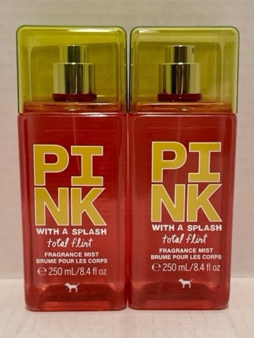 VS PINK NEW (2) Total Flirt Fragrance Mists